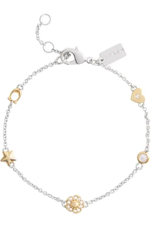 Coach Mixed Motif Chain Bracelet