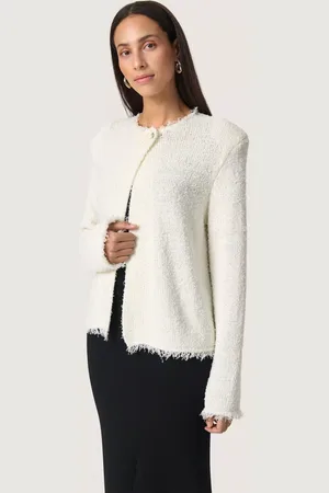 Soaked in Luxury Alika Boucle Button Cardigan