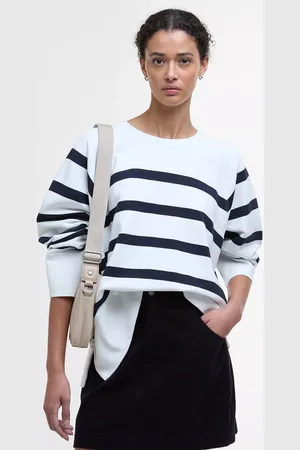 Barbour Delaney Striped Cotton Sweatshirt