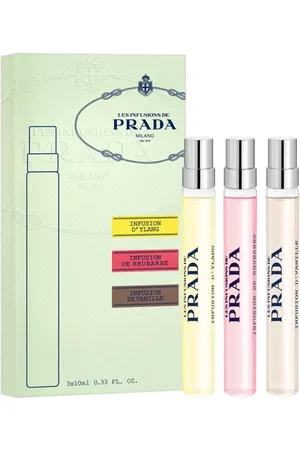 Prada Les Infusion Travel Size Trio Collection Fragrance Gift Set, 3 x 10ml