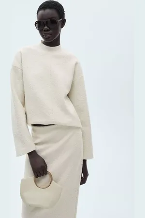 MANGO Buble Boucle Sweatshirt