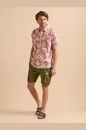 Brakeburn Cotton Regular Fit Floral Shirt