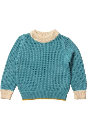 Little Green Radicals Baby Colour Block Pure Organic Cotton Jumper