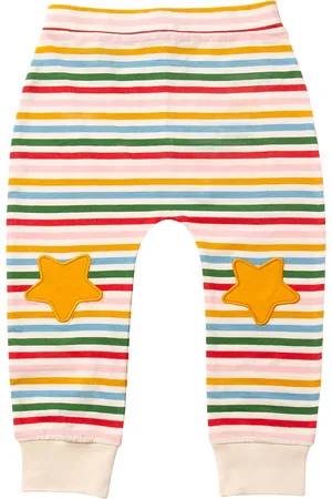 Little Green Radicals Baby Stars Patch Pure Organic Cotton Joggers