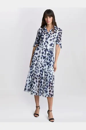 Gina Bacconi Adrienne Floral Shirt Dress