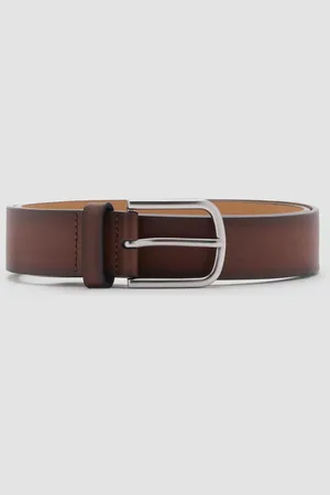 MANGO Como Leather Belt