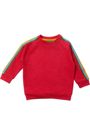 Little Green Radicals Baby Rainbow Stripe Pure Organic Cotton Sweater