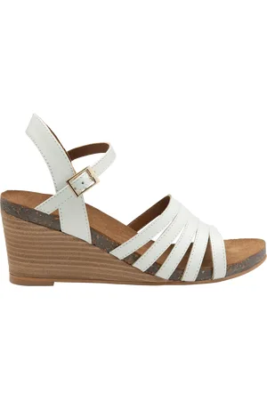 Ravel Findon Leather Wedge Heeled Sandals