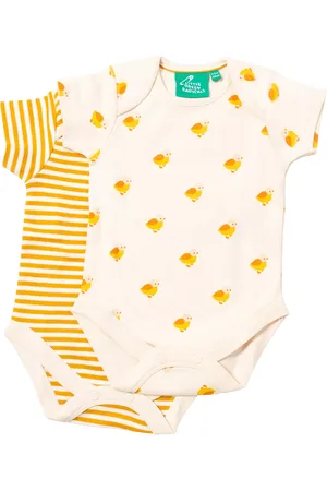 Little Green Radicals Baby Ducks Bodysuits, Pack of 2