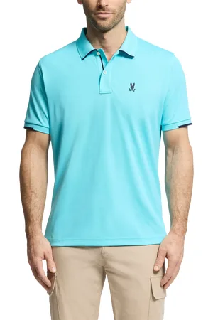 Bunny Elliston Cotton Regular Fit Short Sleeve Pique Polo Shirt, Bachelor Button