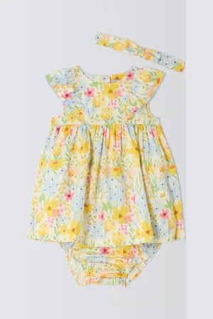 John Lewis Baby Three Piece Floral Dress Set