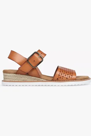 Skechers BOBS Desert Kiss Sunny Flair Wedge Heel Sandals