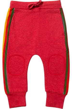 Little Green Radicals Baby Comfy Rainbow Stripe Pure Organic Cotton Joggers