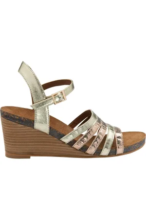 Ravel Findon Leather Wedge Heeled Sandals