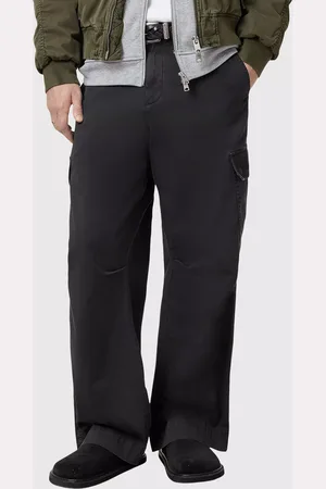 AllSaints Flynn Oversized Cotton Blend Cargo Trousers