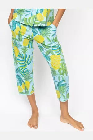Cyberjammies Paige Pineapple Cropped Pyjama Bottoms