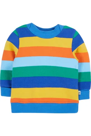 Frugi Baby Easy-On Organic Cotton Stripe Sweatshirt