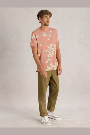 White Stuff Cotton Regular Fit Floral Print T-Shirt