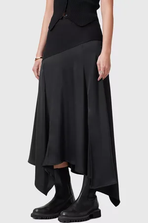 AllSaints Pia Satin Skirt