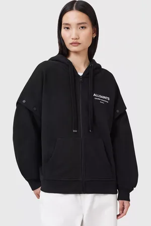 AllSaints Omnium Amphia Pure Organic Cotton Hoodie