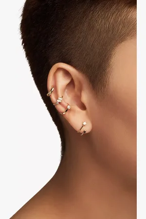 Wanderlust + Co In The Stars Huggie Hoop Ear Cuffs