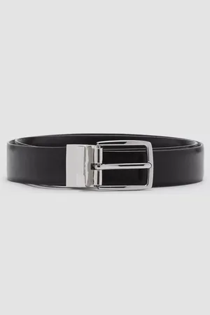 MANGO Leather Belt