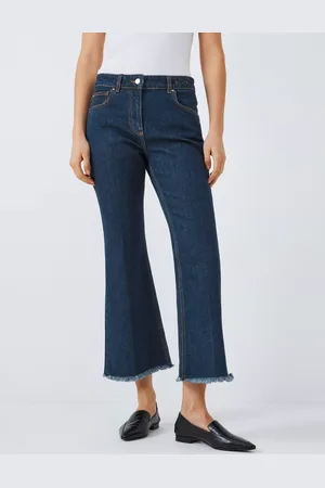 MARELLA Frayed Hem Flared Jeans