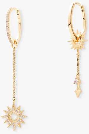 Wanderlust + Co Sunlit Cubic Zirconia Drop Earrings