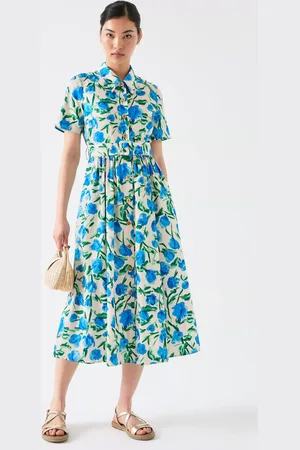 L.K. Bennett Calder Floral Shirt Dress