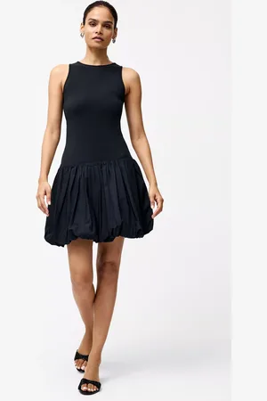 French Connection Phoebe Bubble Hem Mini Dress