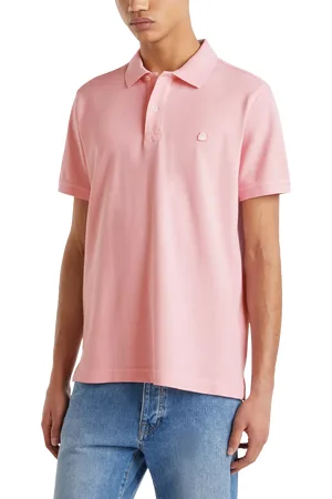 Benetton Cotton Regular Fit Short Sleeve Polo Shirt