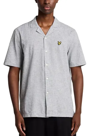 Lyle & Scott Linen Blend Regular Fit Shirt