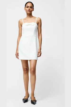 French Connection Whisper Bow Mini Dress