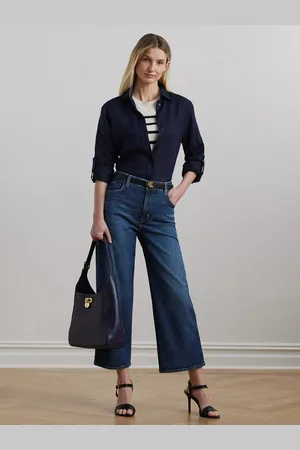 Ralph Lauren Lauren Saira High Rise Wide Leg Jeans