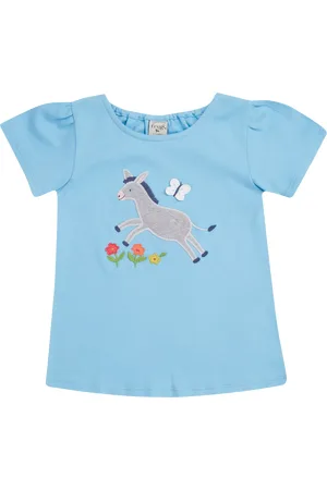 Frugi Baby Emily Applique Pure Organic Cotton T-Shirt