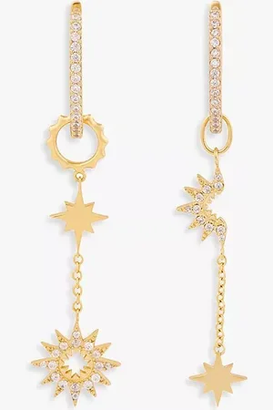 Wanderlust + Co Sunlit Nova Drop Earrings