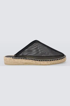 John Lewis Nova Mesh High Cut Mule Espadrille Sandals