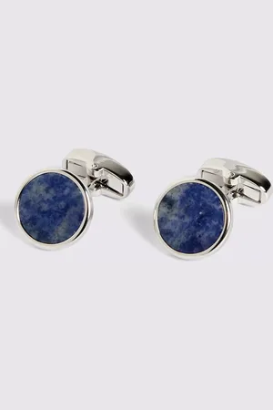 Moss Shimmering Aventurine Rounded Cufflinks