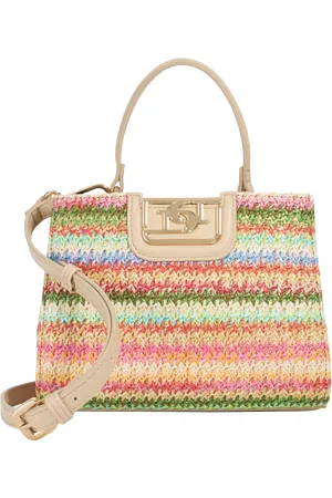 Dune Dilly Raffia Stripe Grab Bag