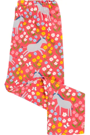 Frugi Baby Libby Organic Cotton Donkey Print Leggings