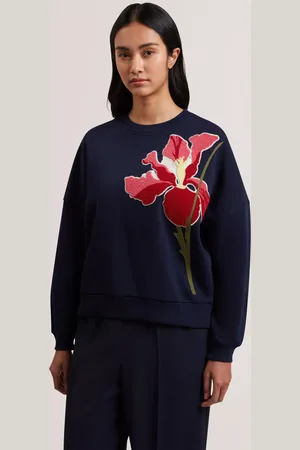 Ted Baker Sanderr Flower Graphic Sweatshirt