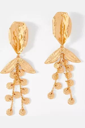mint&berry Statement Floral Hanging Earrings