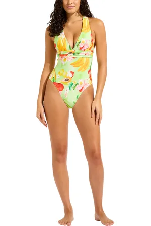 Seafolly Tropique Crossback Swimsuit