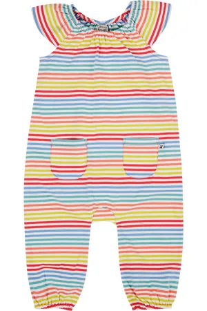 Frugi Baby Dory Stripe Organic Cotton Rich Playsuit