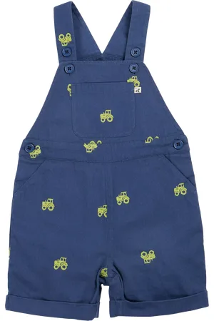 Frugi Baby Elio Pure Organic Cotton Short Dungarees