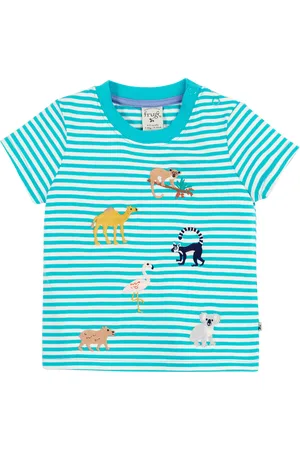 Frugi Baby Ennis Stripe Pure Organic Cotton T-Shirt