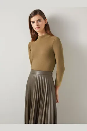 L.K. Bennett Sadie Metallic Wool Rich Knit Top