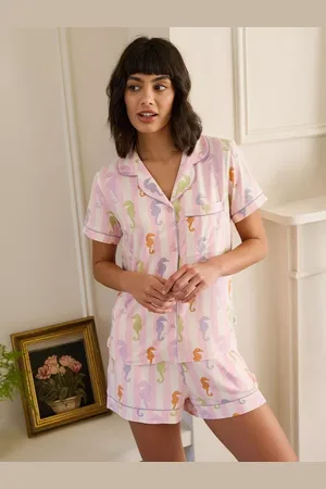 Chelsea Peers Seahorse Shorty Pyjama Set