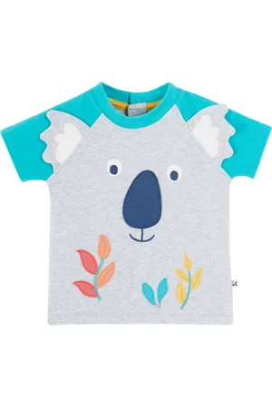Frugi Baby Raglan Organic Cotton Applique T-Shirt