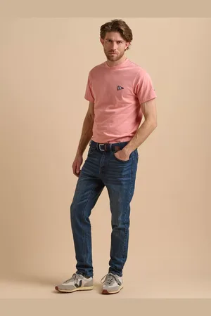 Brakeburn Cotton Regular Fit Flag Logo T-Shirt